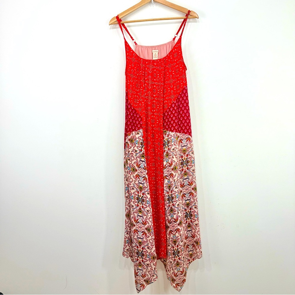 Sundance Red and Pink Maxi Dress